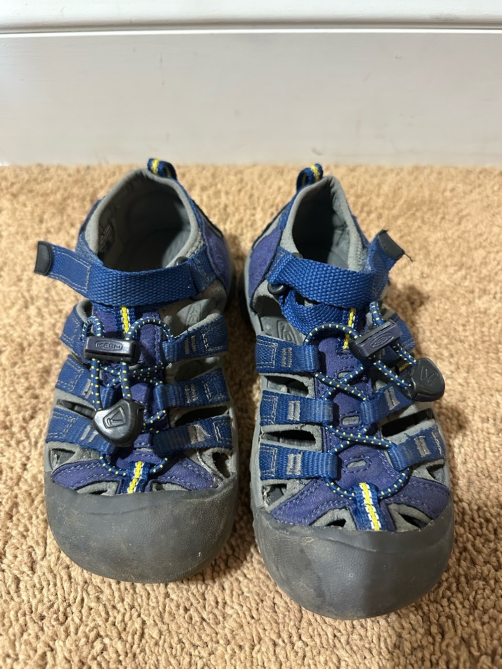 KEEN Newport H2 Sport Sandals, Sport Blue, Little Kid Sz. 12 Waterproof Washable